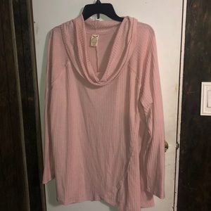 Long sleeve droop neck